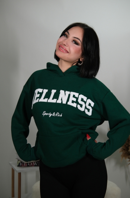 Yeşil%20Wellness%20Kapüşonlu%20Sweatshirt